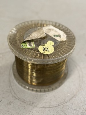 Tsubame Sodick EDM Brass Wire 0.25mm 5kg Spool 11000m Made in Japan Open Box