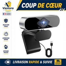 Webcam PC 1080P Full HD avec Micro USB Autofocus Rotation 360 Degrés