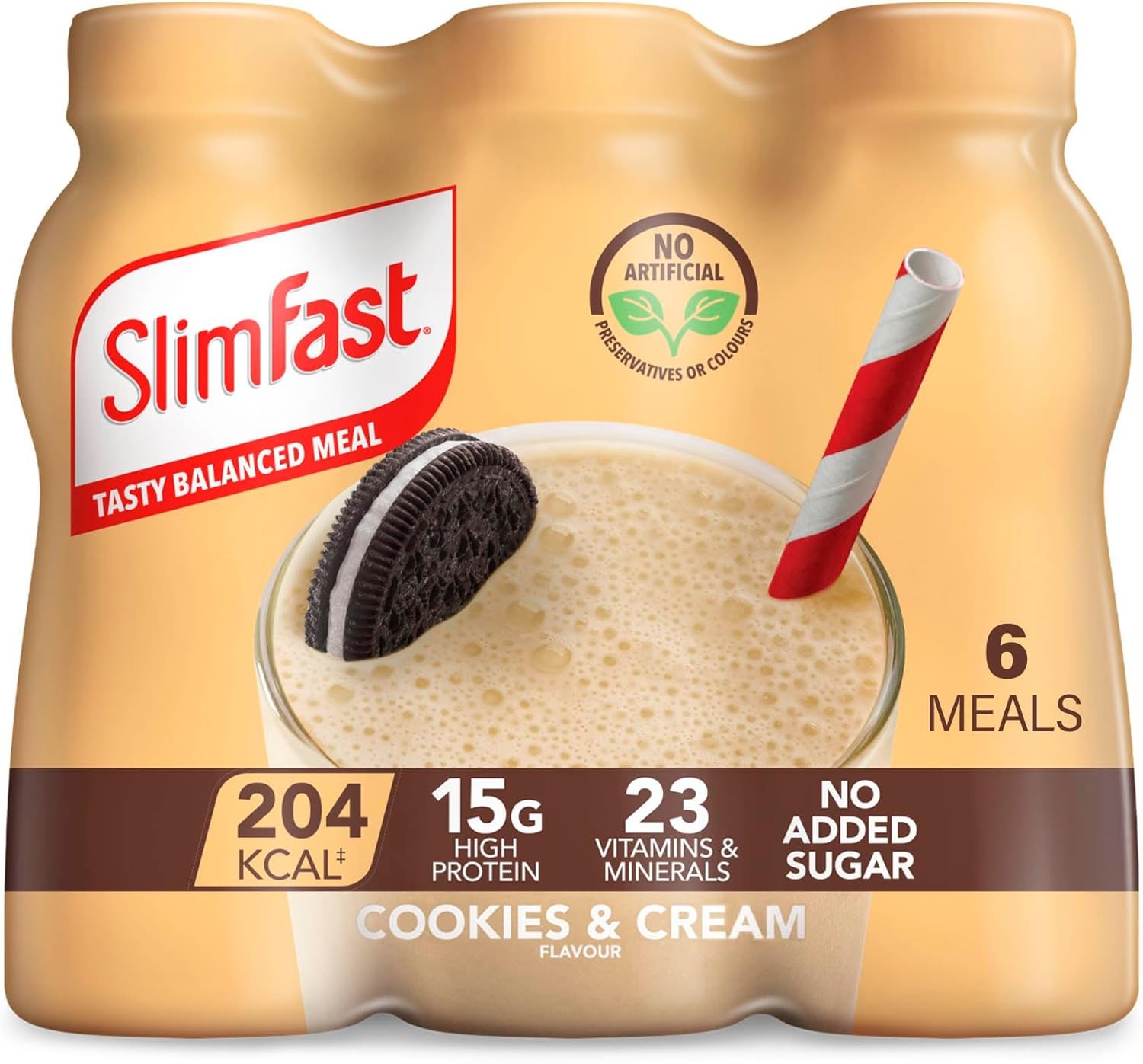 SlimFast Ready To Drink Shake, Tasty, Balanced Shake with Vitamins and Minerals