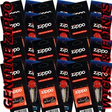 Zippo ACCESSORIES Wick Flint SET 12 of EA Wicks Flints