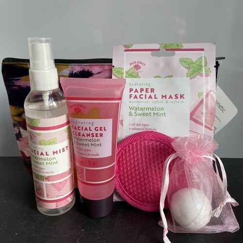 Geschenkset Pamper Beauty Care 6 tlg Gesichtsmaske, Reiniger, Sprübel, Badebombe