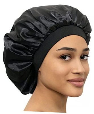 Satin Bonnet Adjustable Sleeping Silk Bonnet Women Men Double One