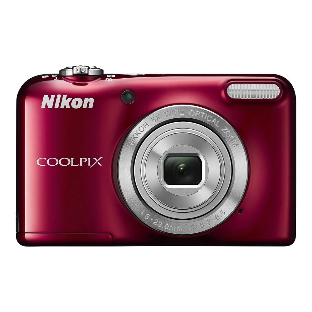 Red NIKON Coolpix L29 16.1MP 5x Zoom Digital Camera 85% New | eBay