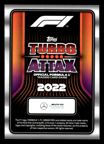 Topps Formel 1 F1 Turbo Attax 2022 Basiskarten - wählen, wählen, vervollständigen Sie Ihr Set - Bild 437 von 501