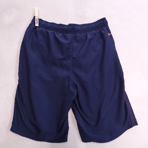 Nike Athletic Drawstring Shorts Youth Boys Size Large L Blue Orange - Picture 8 of 9