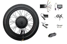 Ebike 48V 1500W 20" Fat Tire Front Wheel Conversion Kit,Hub motor with sw900 LCD