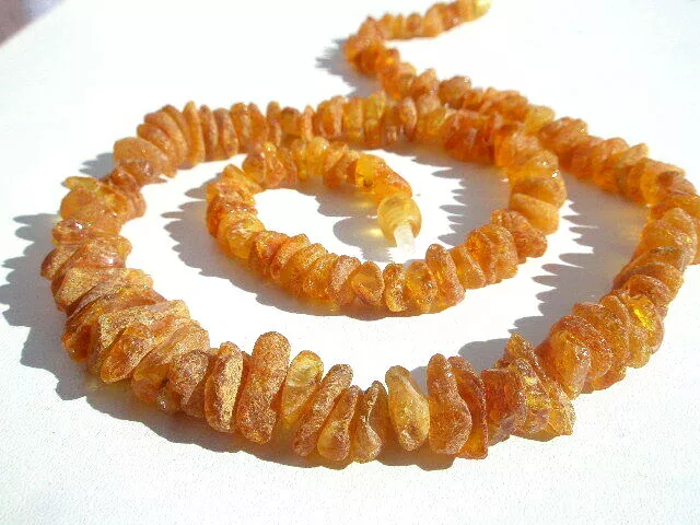 REAL RAW BALTIC AMBER NECKLACE 50 cm