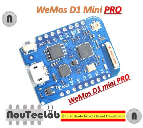 ESP8266 WIFI Board 16M bytes external antenna connector for WEMOS D1 mini Pro