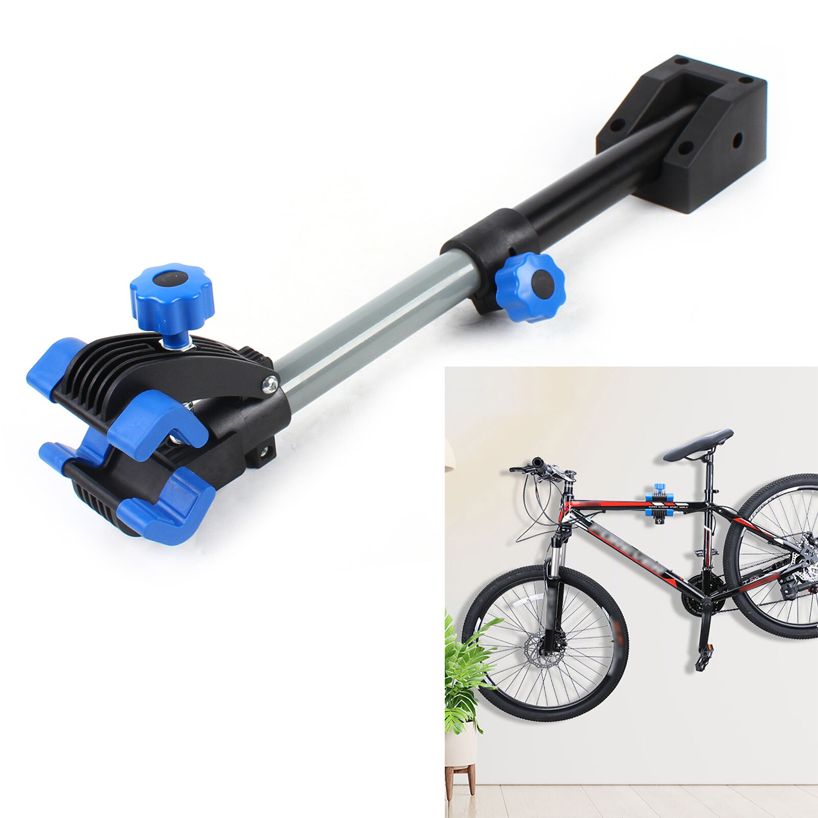 Bike Repair Stand Wall Mount Rack Workbench Workstand Height Scalable