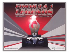 AUSTRIA - AUSTRALIA FORMULA 1 LEGENDS F1 PERSONALIZED 2 STAMP SHEETS MUH