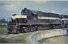 Vintage Postcard Tennessee Central Railroad Train Locomotive
