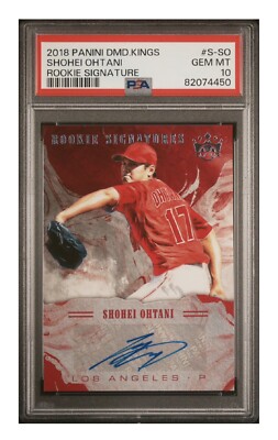2018 Panini Diamond Kings Shohei Ohtani Auto #S-SO Rookie 2018 Panini Diamond Kings Shohei Ohtani Auto #S-SO Rookie