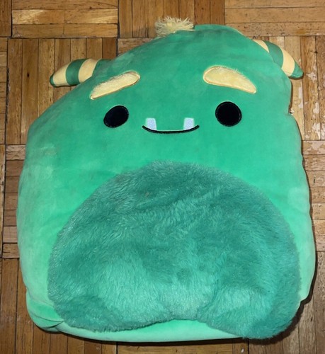 Squishmallow Callum Green Monster Large Halloween Treat Pail - Picture 6 of 6