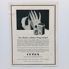 1939 Cutex Nagelpolitur,  Jünger Gebhardt Be...