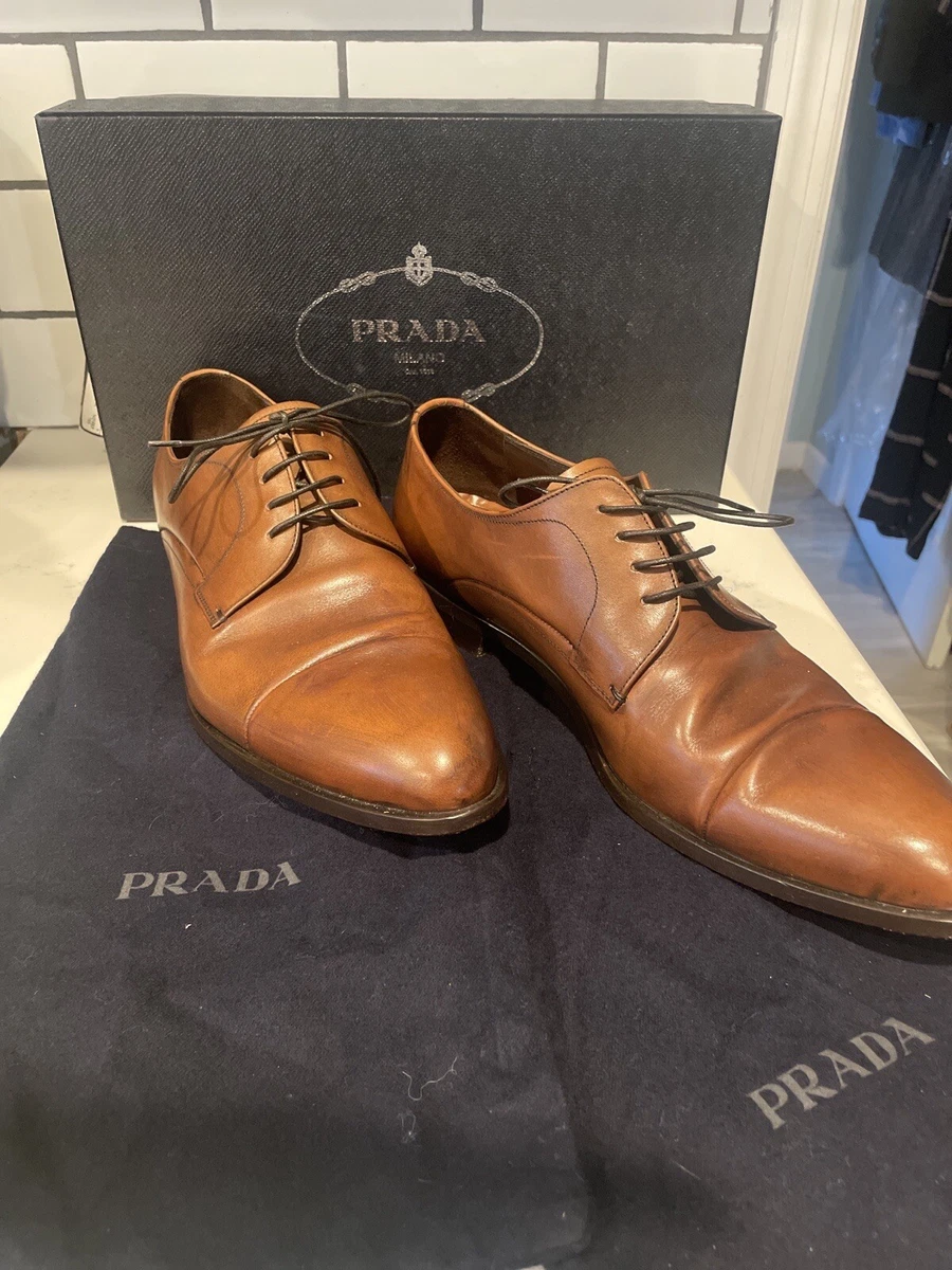 Prada cap hotsell toe oxford