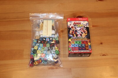 Dice Masters AVX AVENGERS VS X-MEN CUR SET MOST Rares Starter 4 Dice ea PRISTINE
