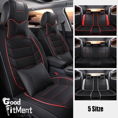 5 Sitze Auto Vorne Hinten Set Kissen Leder Sitzbezüge Für Mazda 3 6 CX-3 -5 CX-7 - Bild 2 von 27