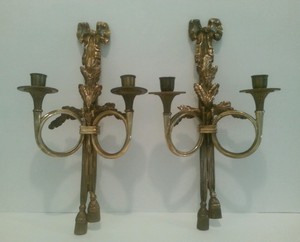 Details About Vintage Pair Double Arm French Rococo Style Wall Sconce Candle Holder Details About Vintage Pair Double Arm French Rococo Style Wall Sconce Candle Holder