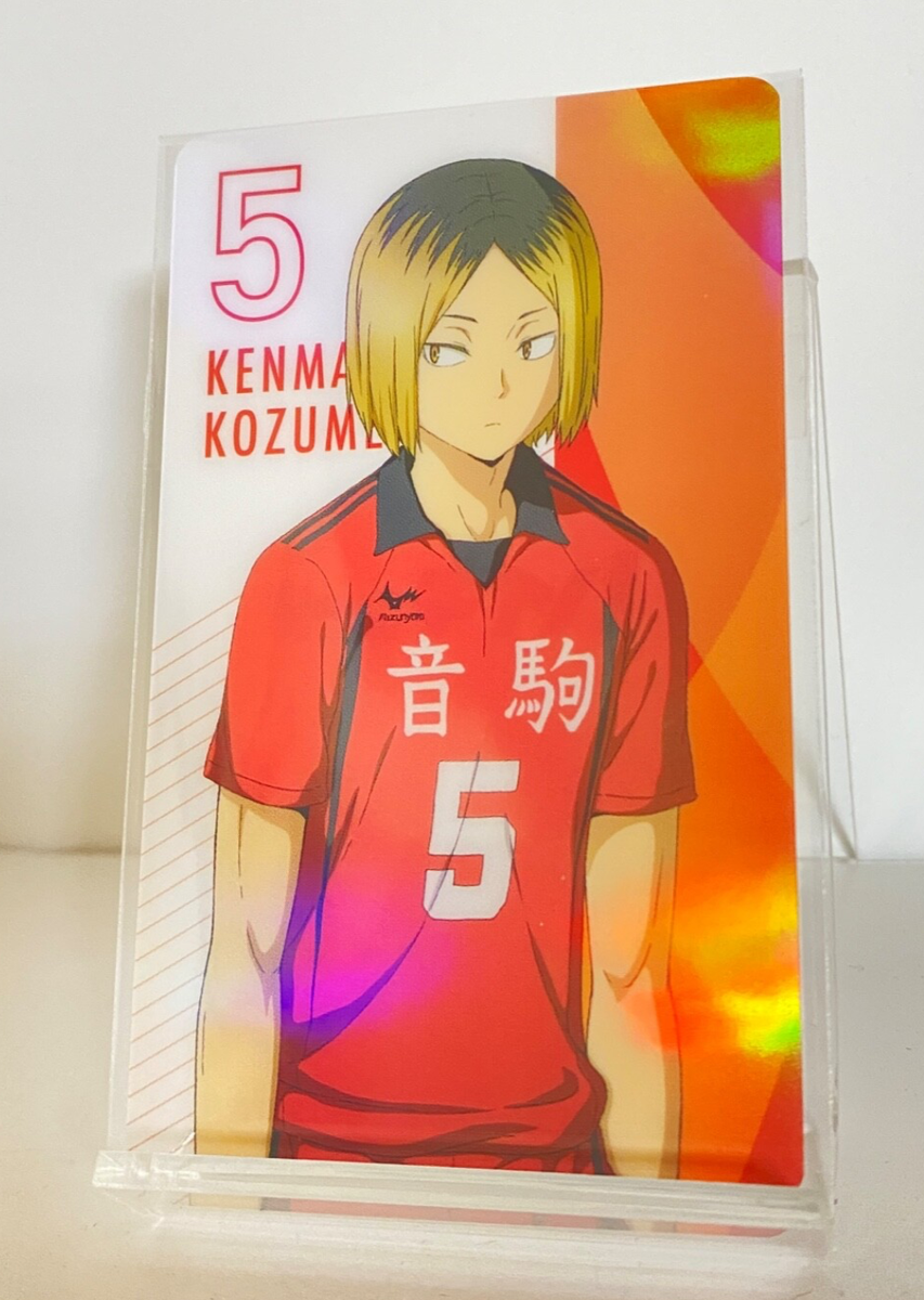 Kenma Kozume 5 Haikyu!! Haikyu!! Nekoma Trading Card CCG Red Rare