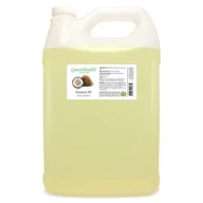 1 Gallon Fractionated Coconut Carrier Oil (100% Pure & Natural) Plastic Jug