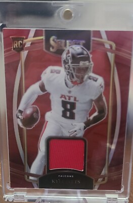 Carte Patch Panini Select 2021 – Kyle Pitts Rookie RC #RSW-KPI – Atlanta Falcons