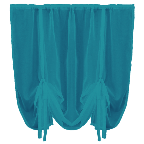 Plain Voile Tie Blinds Net Curtains & Slot Top Voile Panels 55" Wide x 55" Drop eBay