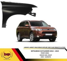 MITSUBISHI OUTLANDER 2013 &ndash; 2015 FRONT WING DRIVER SIDE  FENDER PANEL PRIMED