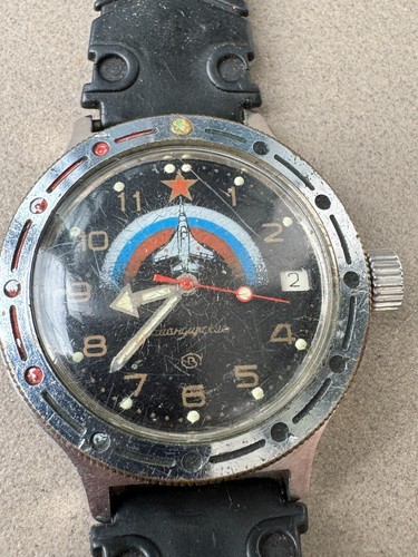 Original Russian Army Russia Air Forces Pilot Military Soldier Vostok Watch 2022