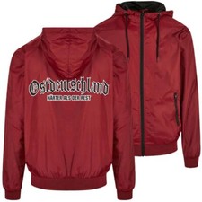 Herren Regenjacke Ostdeutschland Härter als der Rest Windjacke mit Kapuze