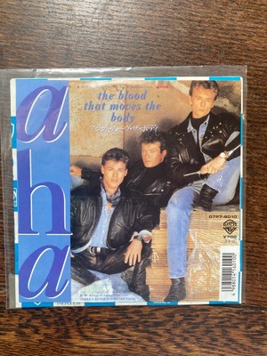 a-ha The Blood That Moves The Body / Never A Forever Thing 1988 Pop 7'' vinyl