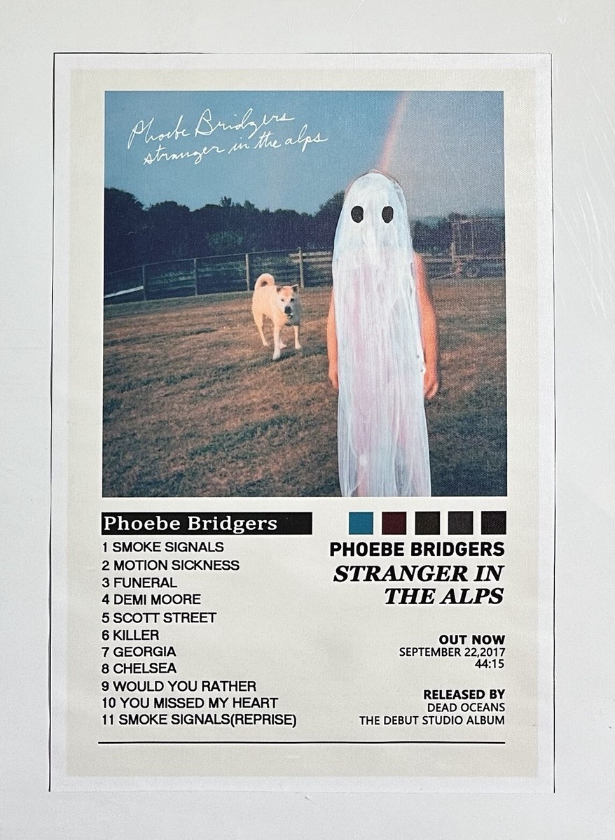 Phoebe Bridgers Stranger In The Alps Album Cover 12.5x18.25 Canvas