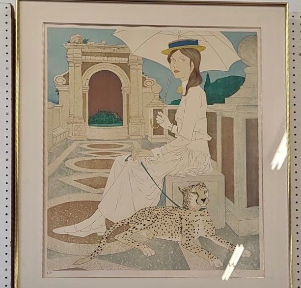 Phillipe Noyer 絵画 リトグラフ アーティスト 虎 タイガー PHILIPPE NOYER * SIGNED ARTIST PROOF LITHOGRAPH * 