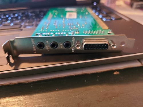 ISA 16bit Sound Card Model LWHA151A00 with YAMAHA YMF-719B Chip - Afbeelding 3 van 3