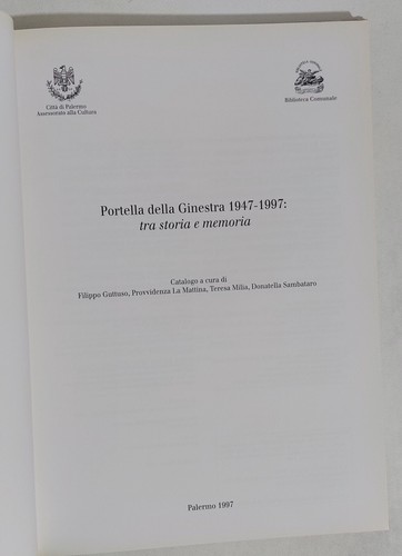 37283 V Portella della Ginestra 1947-1997 Tra storia e memoria - Foto 3 di 7