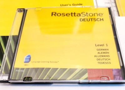 Rosetta Stone German Deutsch Level 1 Language Learning CD