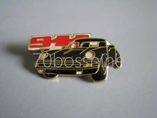 PORSCHE 911 BLACK 1 1/4" BUBBLE TYPE AUTOMOTIVE HAT PIN LAPEL PIN