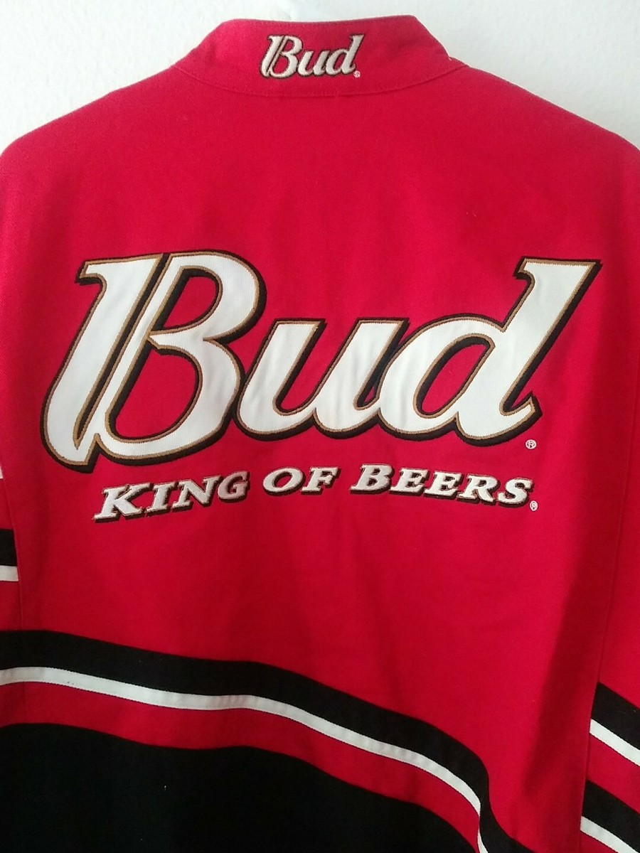 Manteau Coupe-vent Dale Earnhardt Jr - Taille XL, Neuf Avec étiquettes - Style NASCAR Budweiser