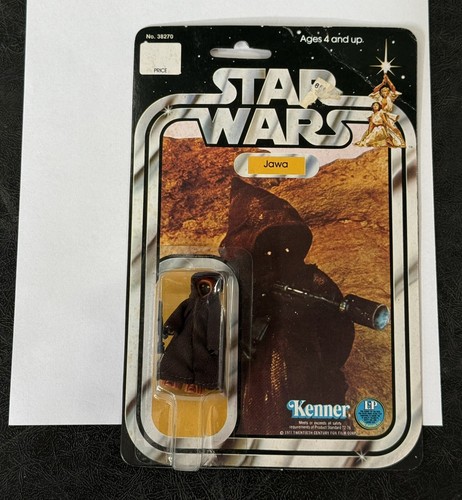 1977 Star Wars 12-back Jawa Figure 12b variant. MOC.