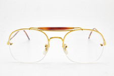 STING Collection Gold Metal Glasses Frame Vintage ITALY 1980   Men Women
