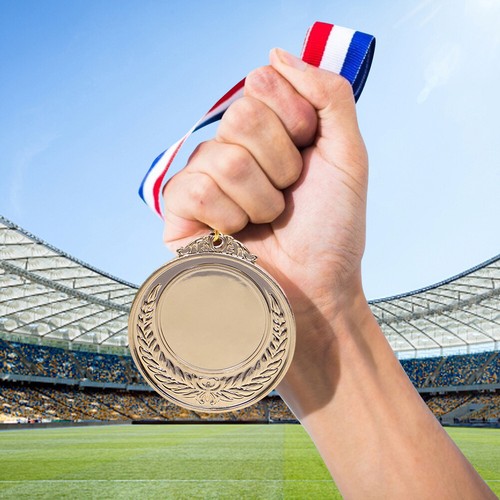 10Pcs Competition Prize Medals 5.2cm Gold/Silver/Bronze Medal for Sports Games - Picture 2 of 21