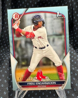Freili Encarnacion - #433/499 - SKY BLUE - 1ST BOWMAN - 2023 