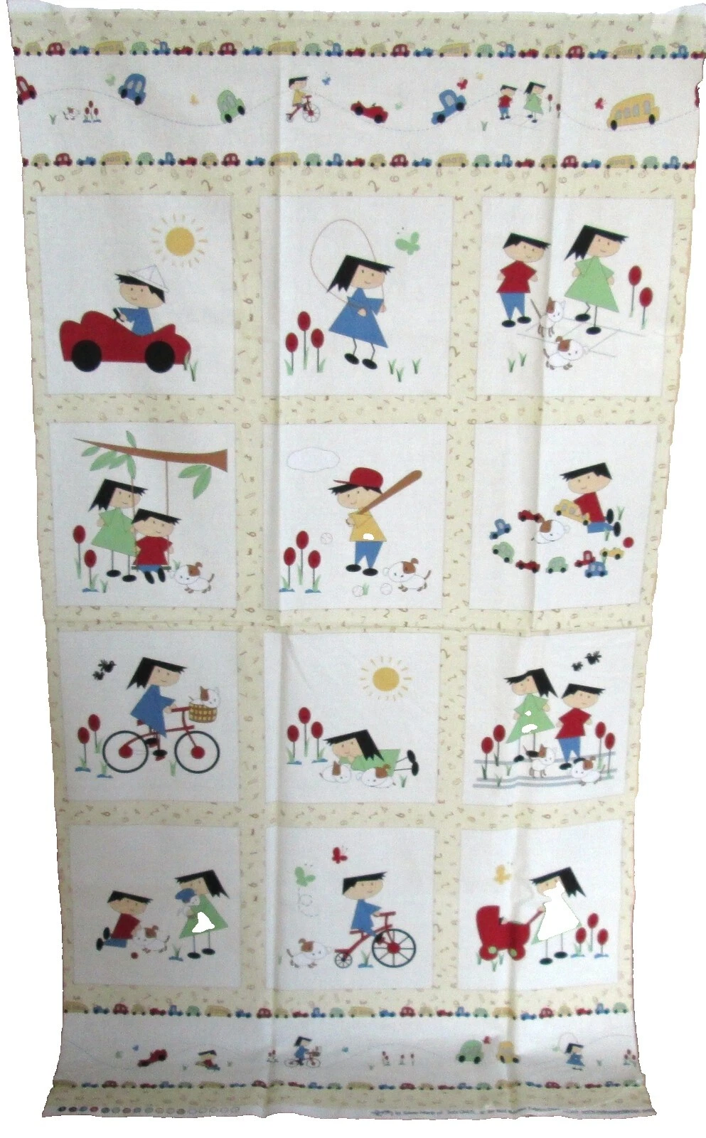 Red Rooster Sewing Fabric Panels