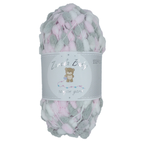 Zarela Baby Pom Pom Yarn Wool 200g ***VARIOUS COLOURS*** pompom - Picture 35 of 63