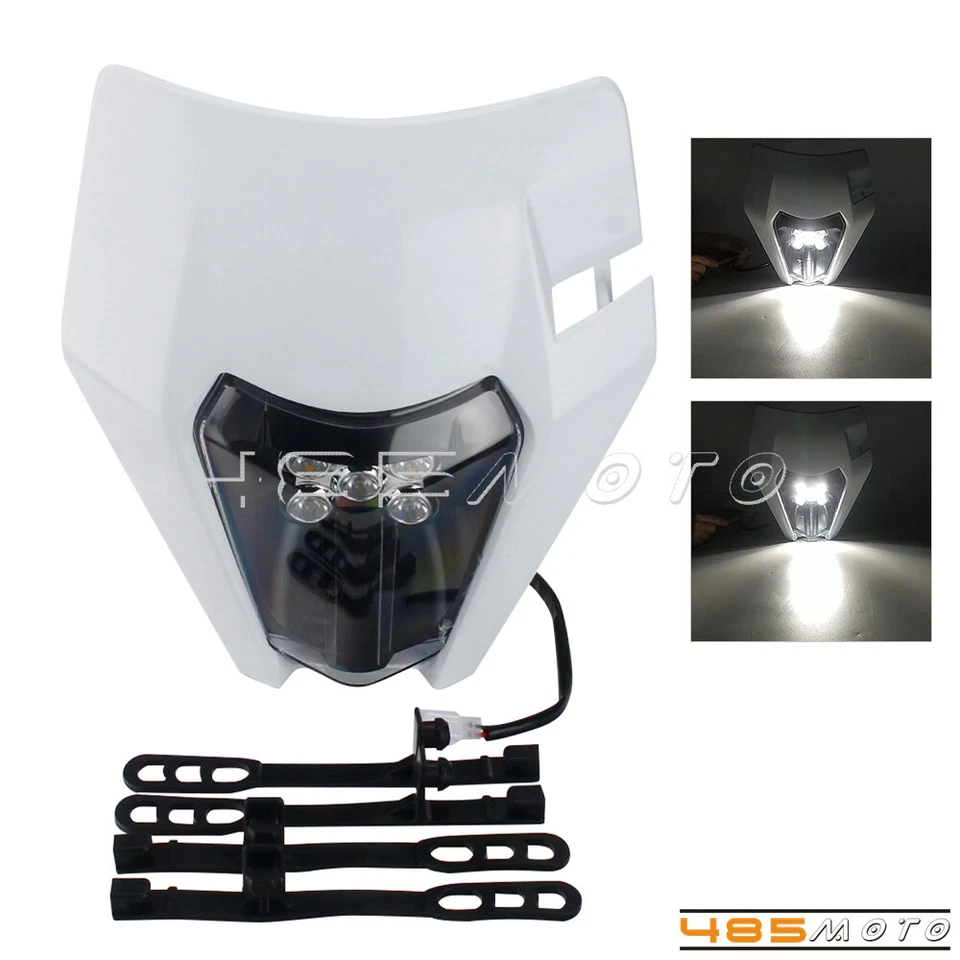 Faro LED para KTM XCW EXC SXF EXC Husqvarna FC FE TE TC Yamaha WR250F WR450F Foto 2 de 4