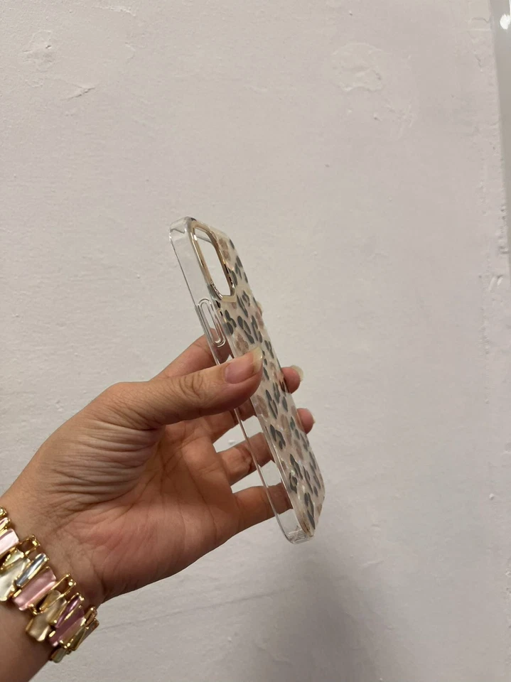 Cover custodia case PER iPhone 12 Pro e 12 Leopardata rigido + pellicola - Immagine 3 di 4