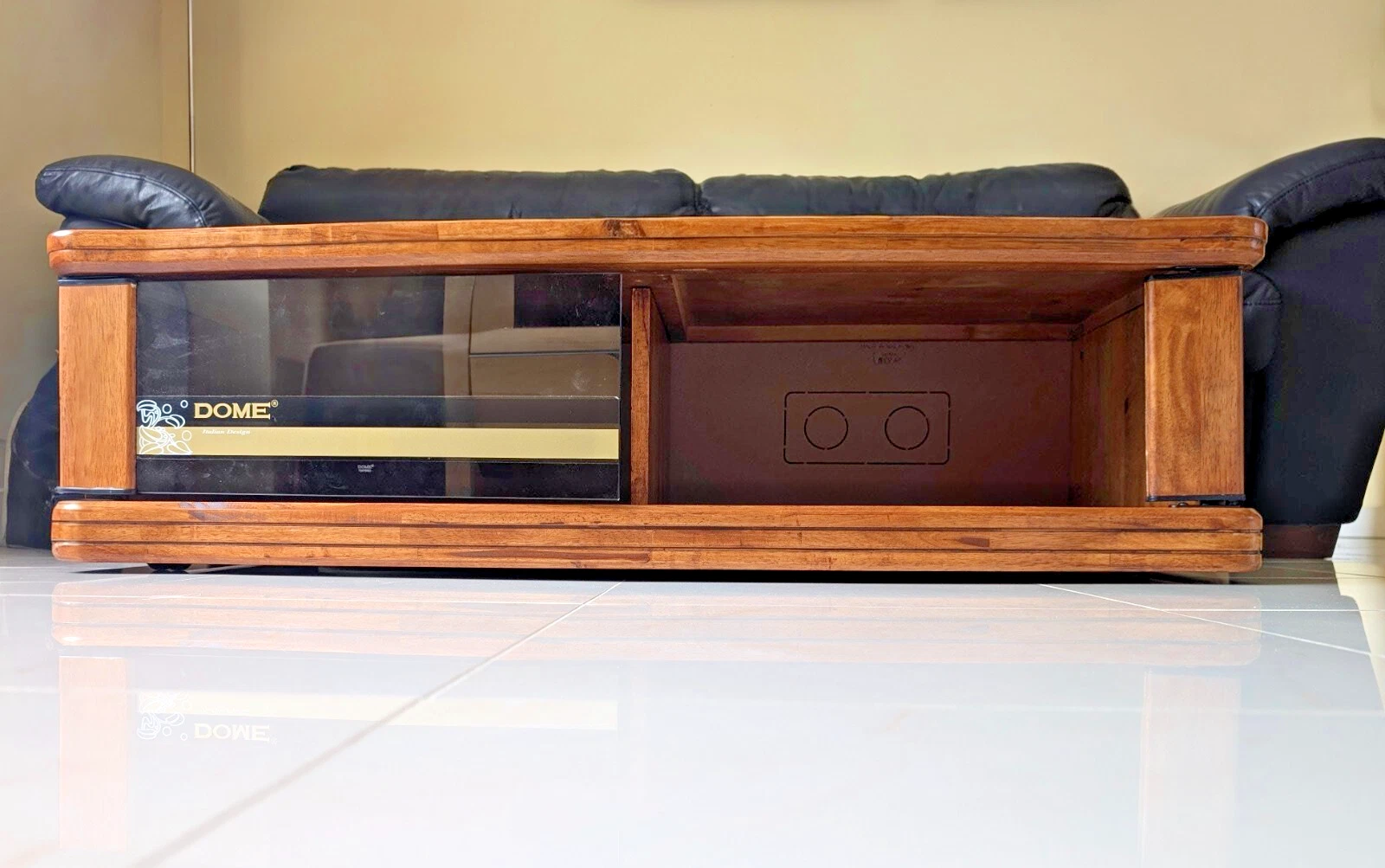 Solid Wood Two door TV PC Entertainment Unit large Media Storage Cabinet HTPC - Picture 1 of 1