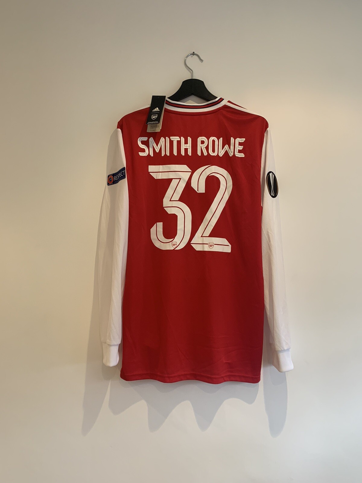 FILA SMITH ROWE 32 Arsenal Maglia Calcio Uomo XL Adidas Europa League 2019 20
