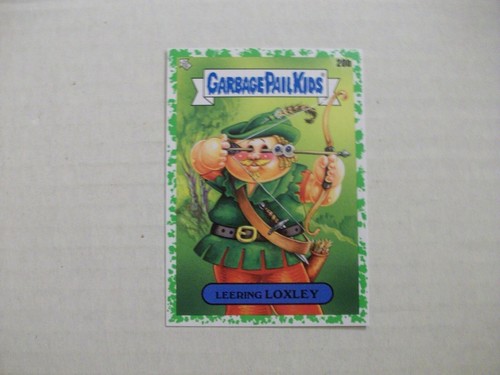 2022 TOPPS GARBAGE PAIL KIDS BOOKWORMS GREEN BORDER # 20b LEERING LOXLEY