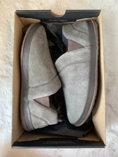 NIB Ugg Australia M95 Hanz Slippers Clog Classic Ankle Grey Suede Mens SZ 9