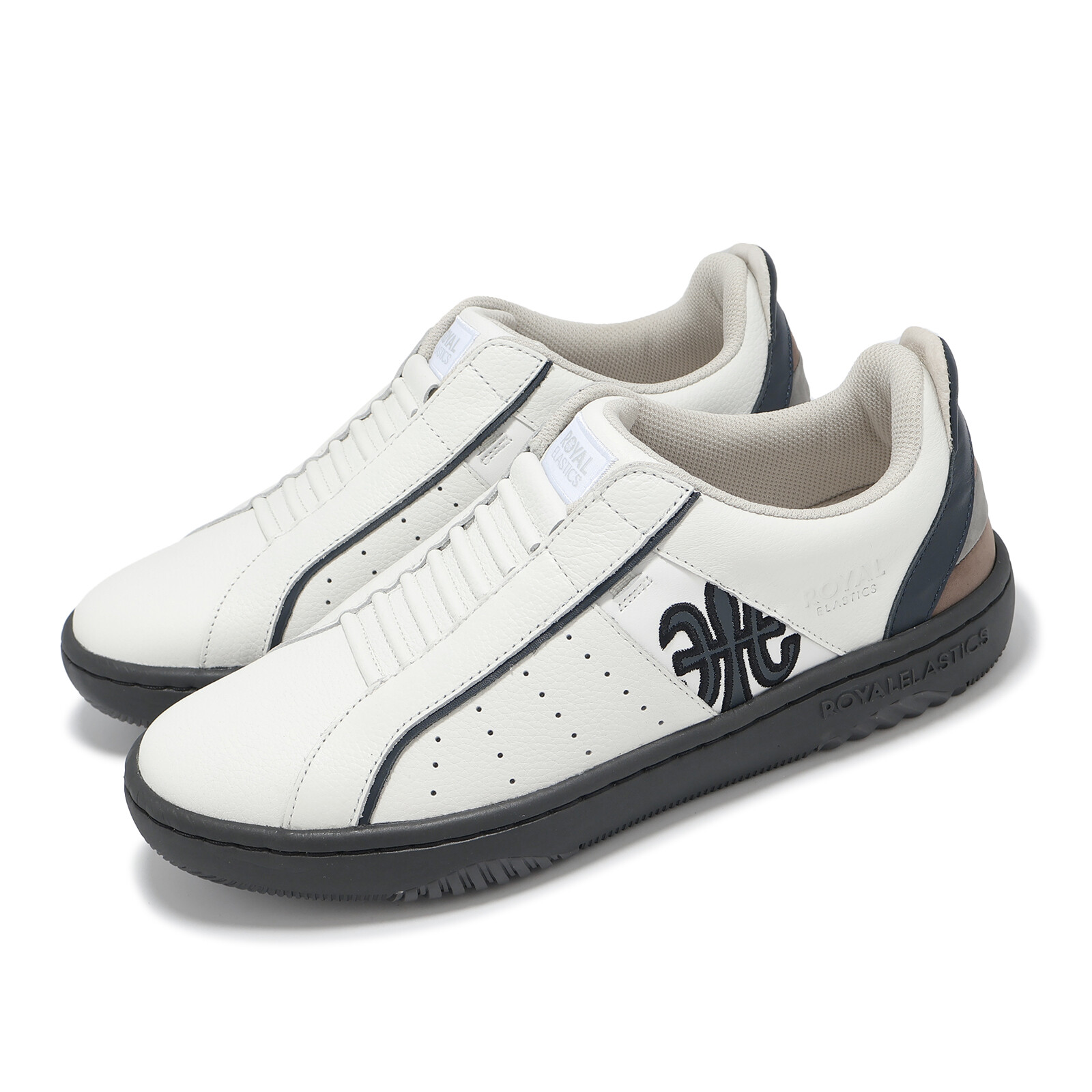 Royal Elastics Icon 2.0 X Белая темно-синяя мужская повседневная обувь без шнуровки 06343-059